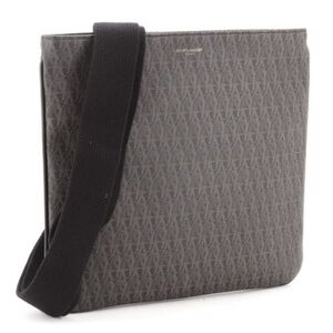 SAINT LAURENT
Monogram Canvas Flat Messenger Bag